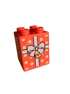 Lego® Duplo® kostka s potiskem, dárek velký